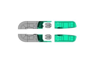 2024 Manitou LX 23 Split Rear Windshield (Srw)